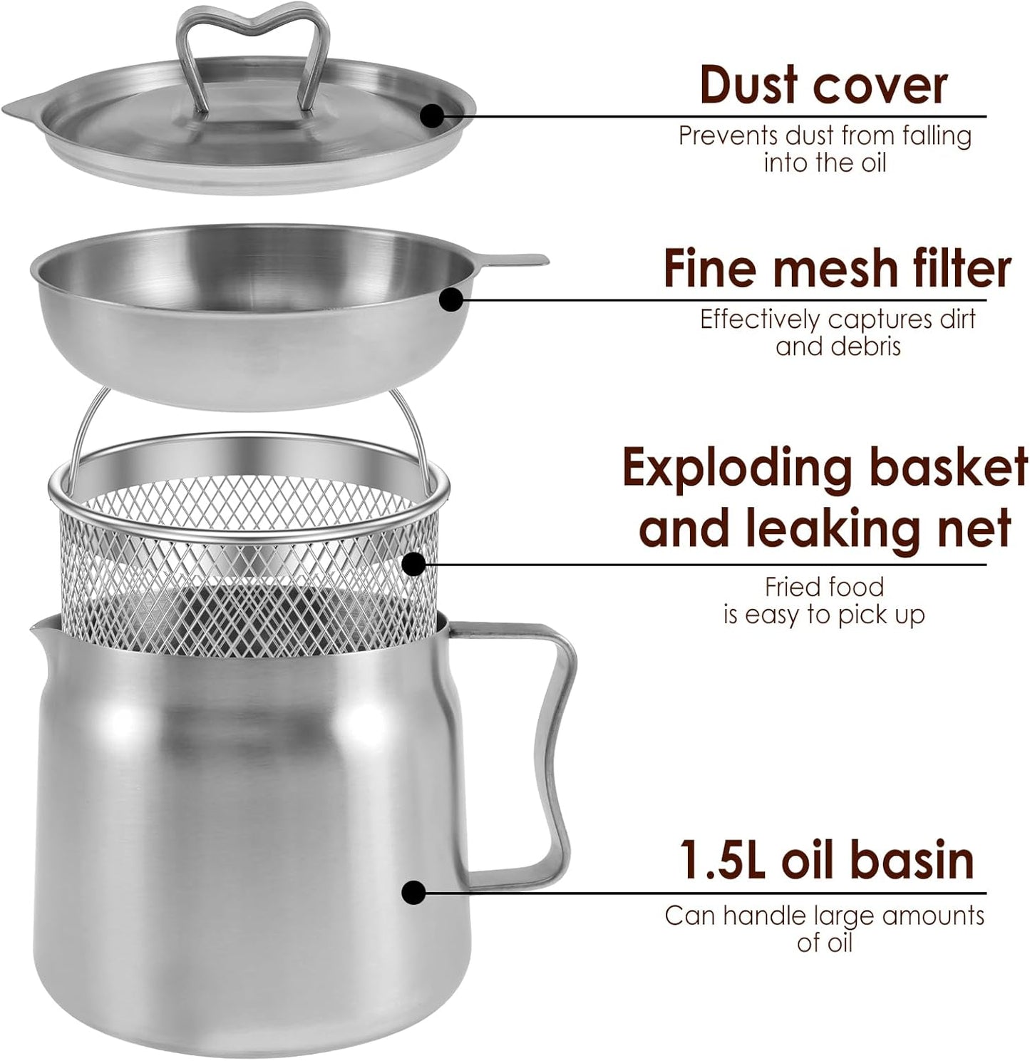 2-in-1 Oil Strainer Pot